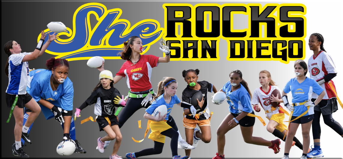 Girls Of She Rocks San Diego Girls Flag Football